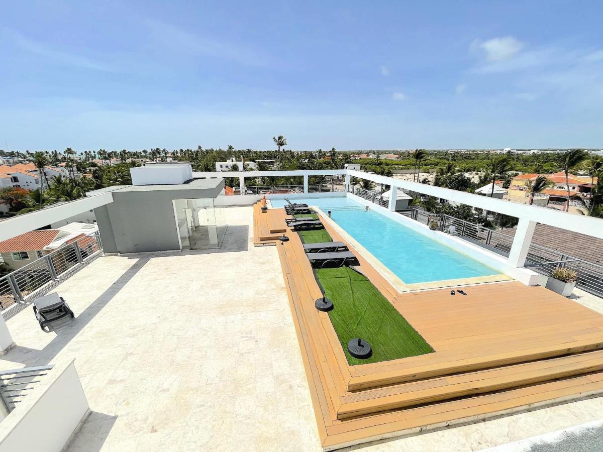 Rooftop Pool Ducassi Studio Suites Deluxe Hotel Beach Club & Spa Punta Cana Extérieur photo