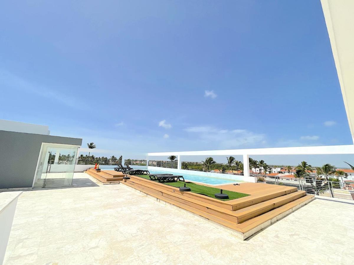 Rooftop Pool Ducassi Studio Suites Deluxe Hotel Beach Club & Spa Punta Cana Extérieur photo